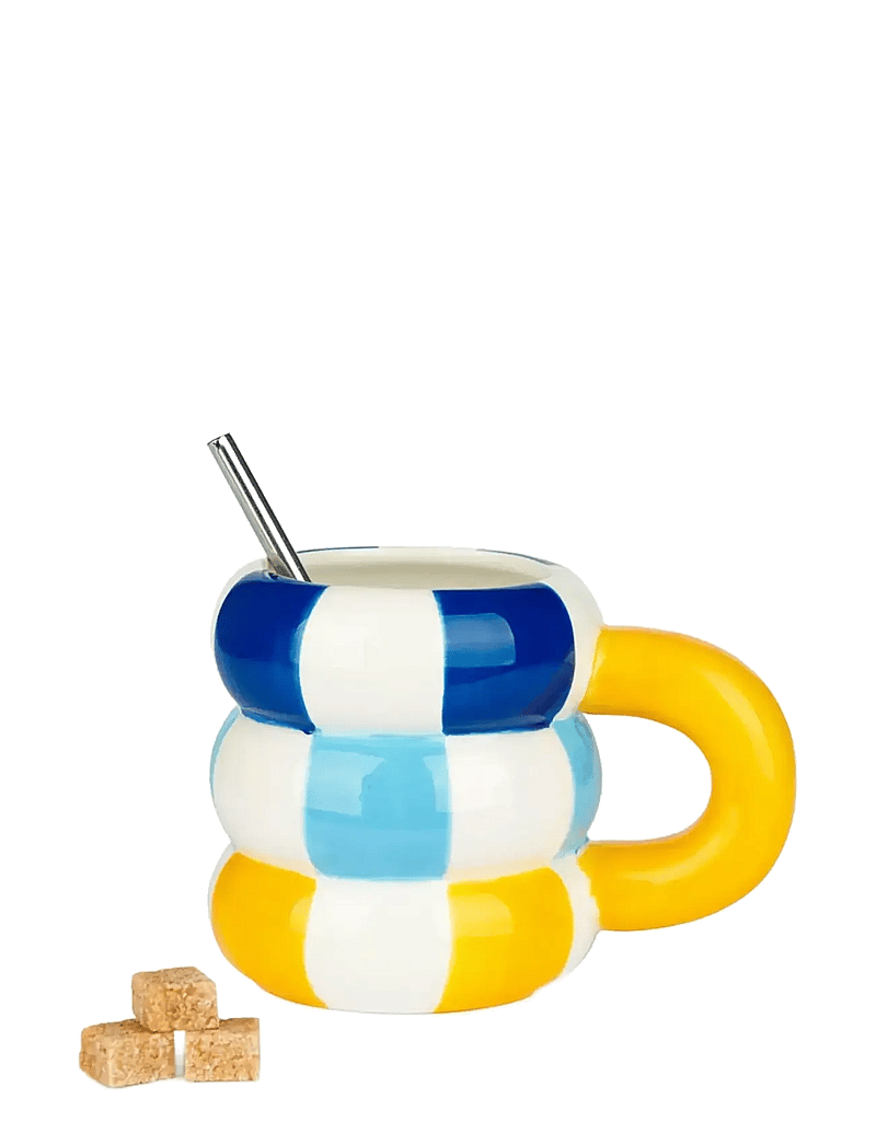 Balvi - Mug Ceramic Floats 300 ml - kaffetassen - yellow/multicolored - 4