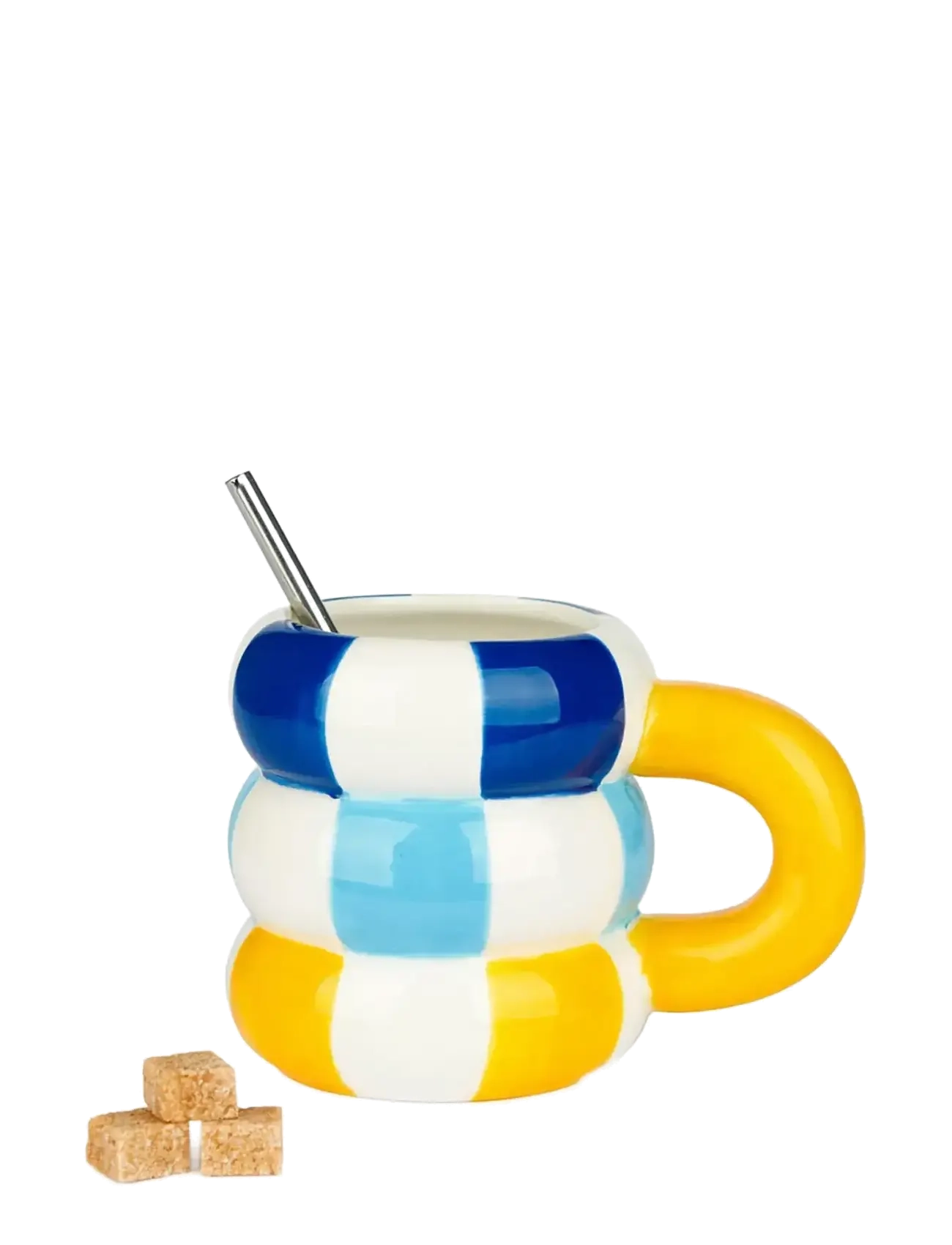 Balvi - Mug Ceramic Floats 300 ml - kaffetassen - yellow/multicolored - 4