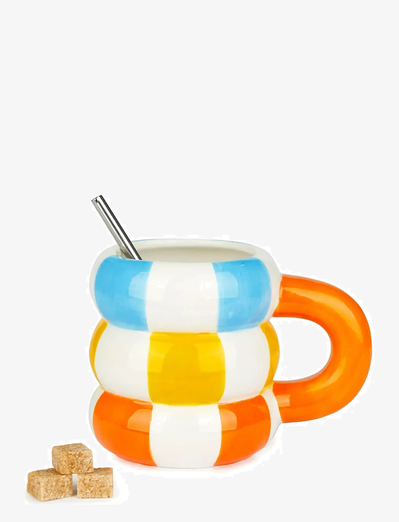 Balvi - Mug Ceramic Floats 300 ml Orange - multicolored - 4