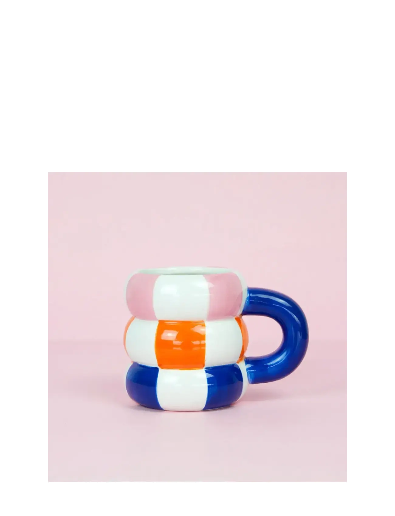 Balvi - Mug Ceramic Floats 300 ml - kaffetassen - blue/multicolored - 1