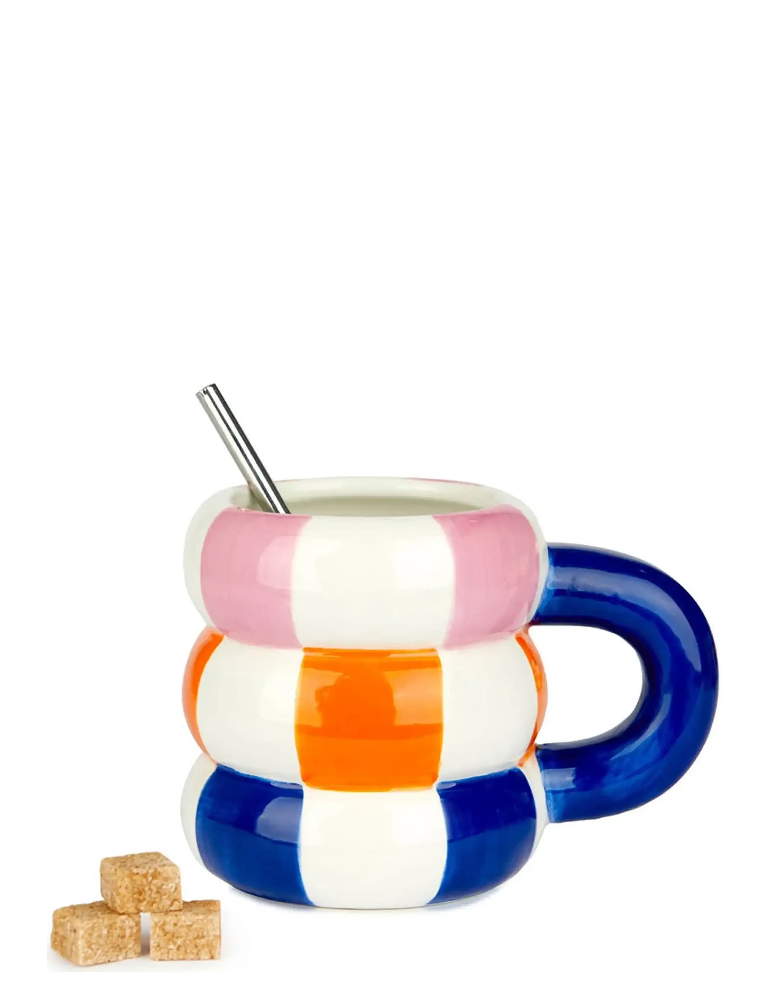 Balvi - Mug Ceramic Floats 300 ml - kaffetassen - blue/multicolored - 4