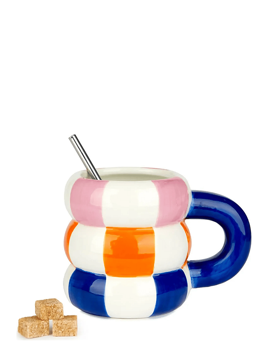 Balvi - Mug Ceramic Floats 300 ml - kohvitassid - blue/multicolored - 4