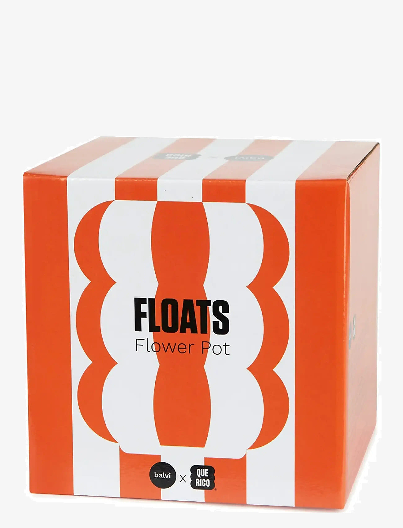 Balvi - Ceramic plant pot Floats - osta hinna alusel - orange/ white - 2