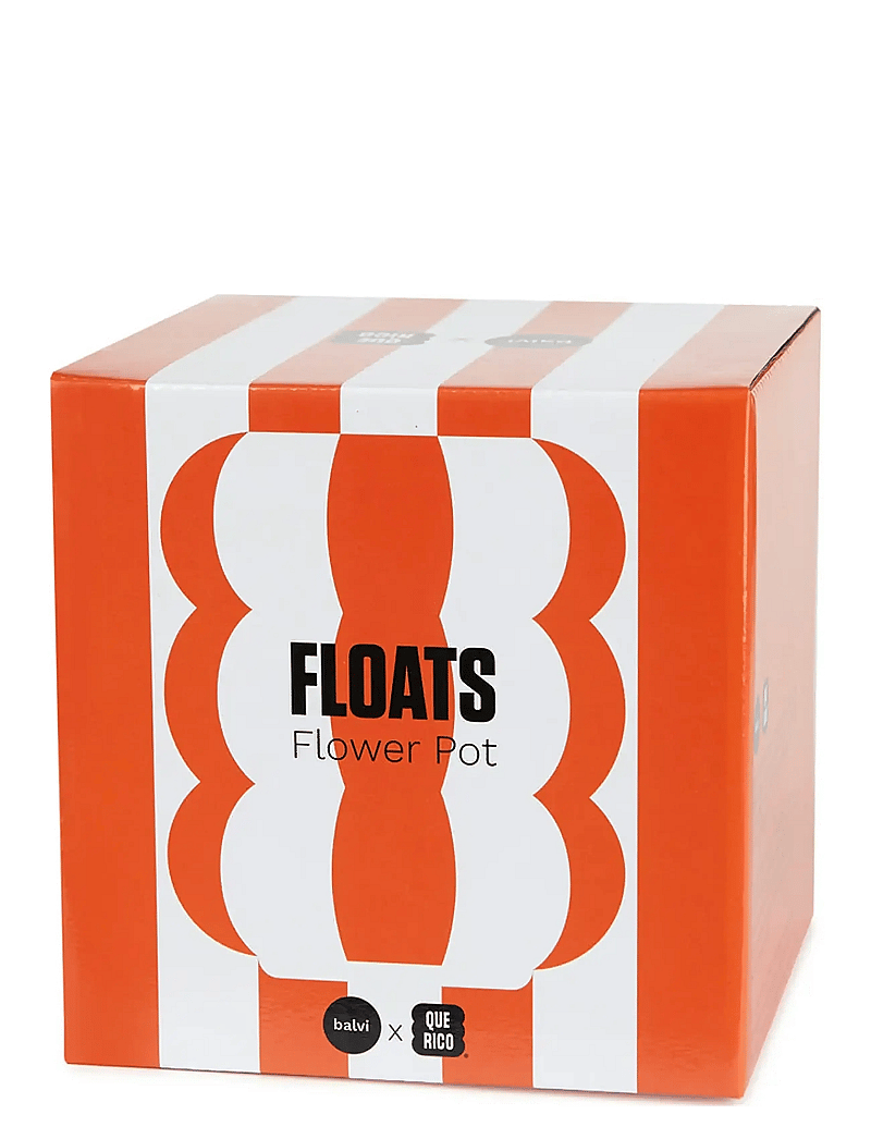 Balvi - Ceramic plant pot Floats - osta hinna alusel - orange/ white - 2