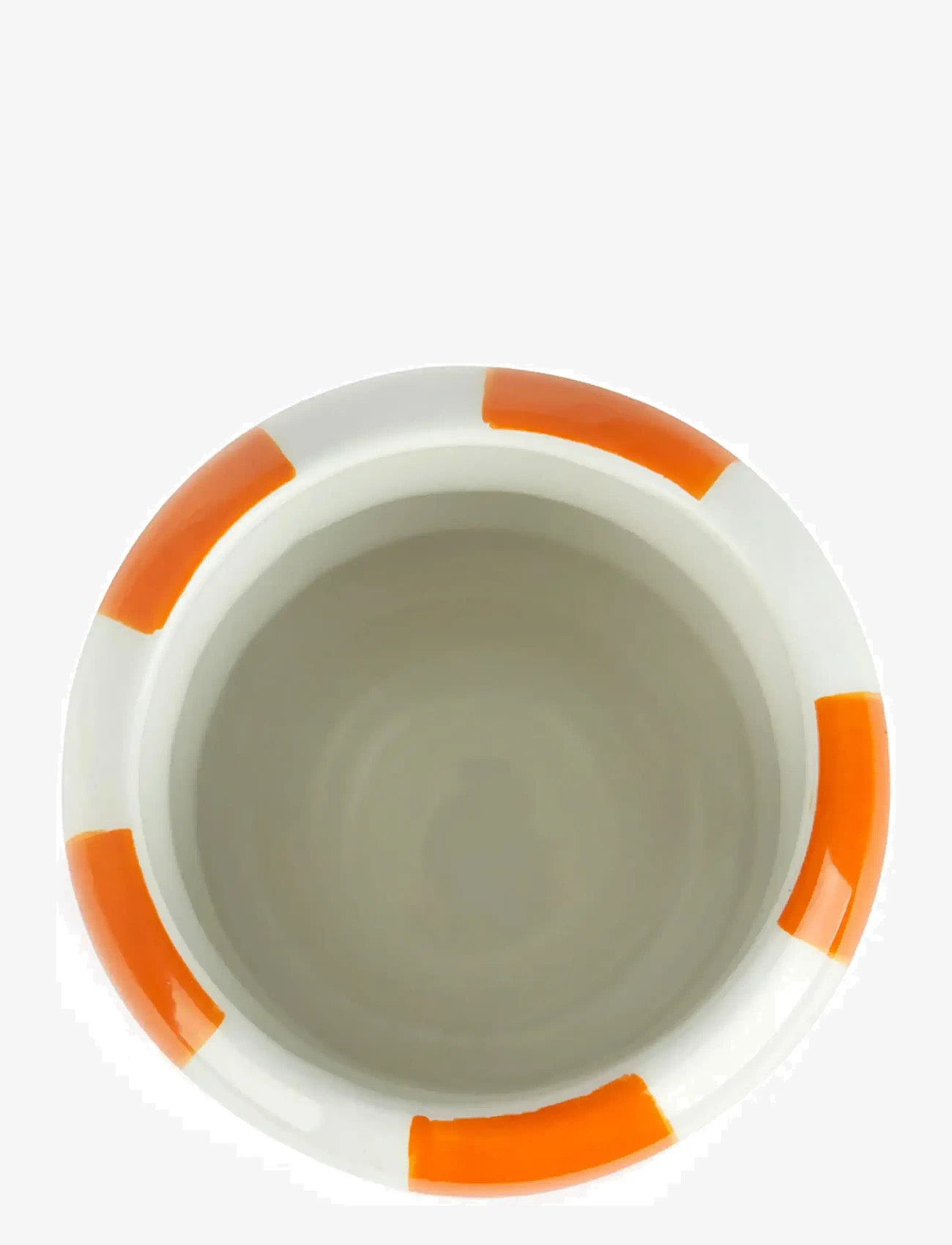 Balvi - Ceramic plant pot Floats - osta hinna alusel - orange/ white - 3