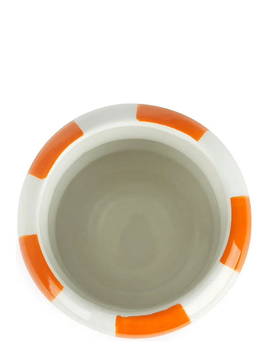Balvi - Ceramic plant pot Floats - madalaimad hinnad - orange/ white - 3