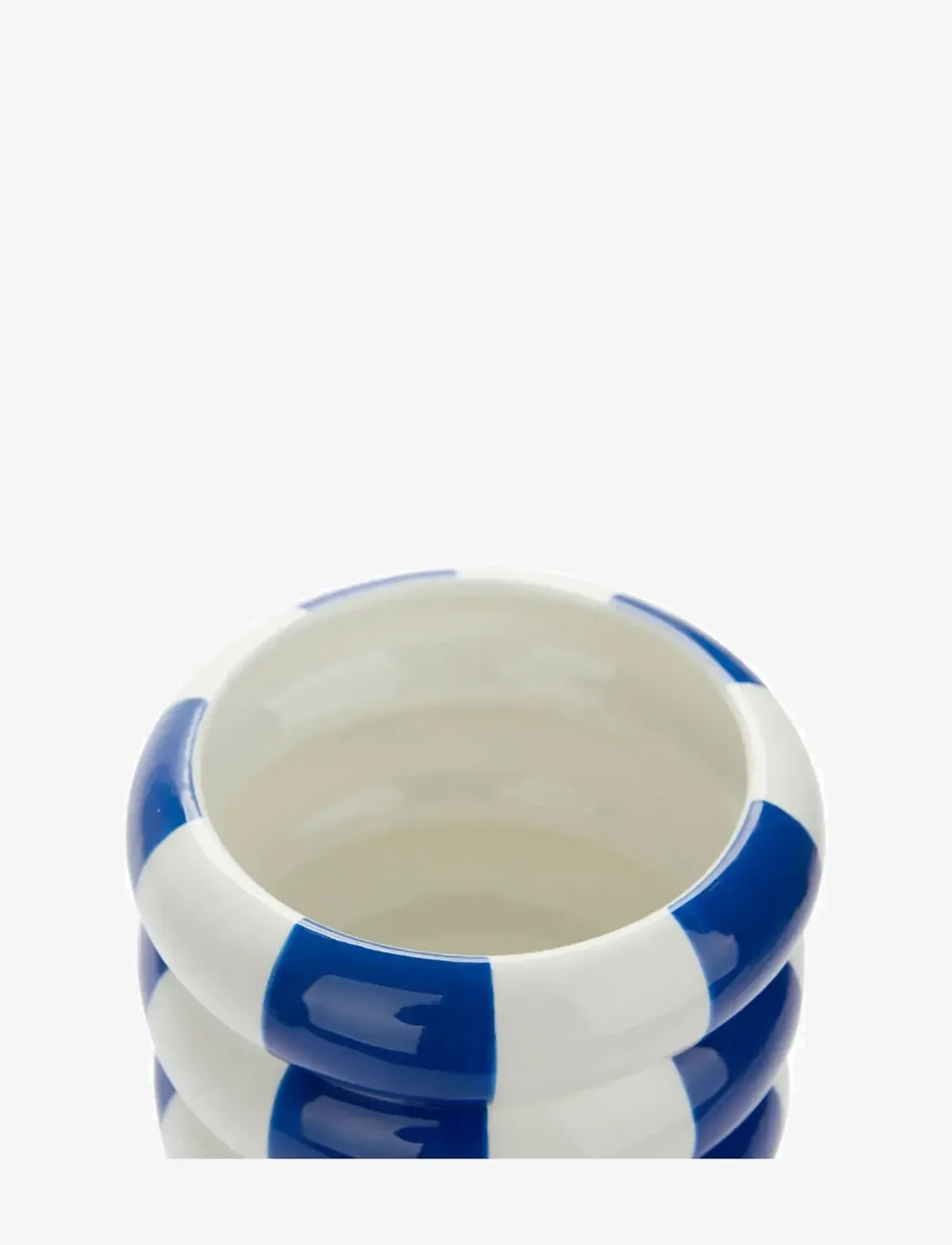 Balvi - Ceramic plant pot Floats - plant pots - blue/ white - 3