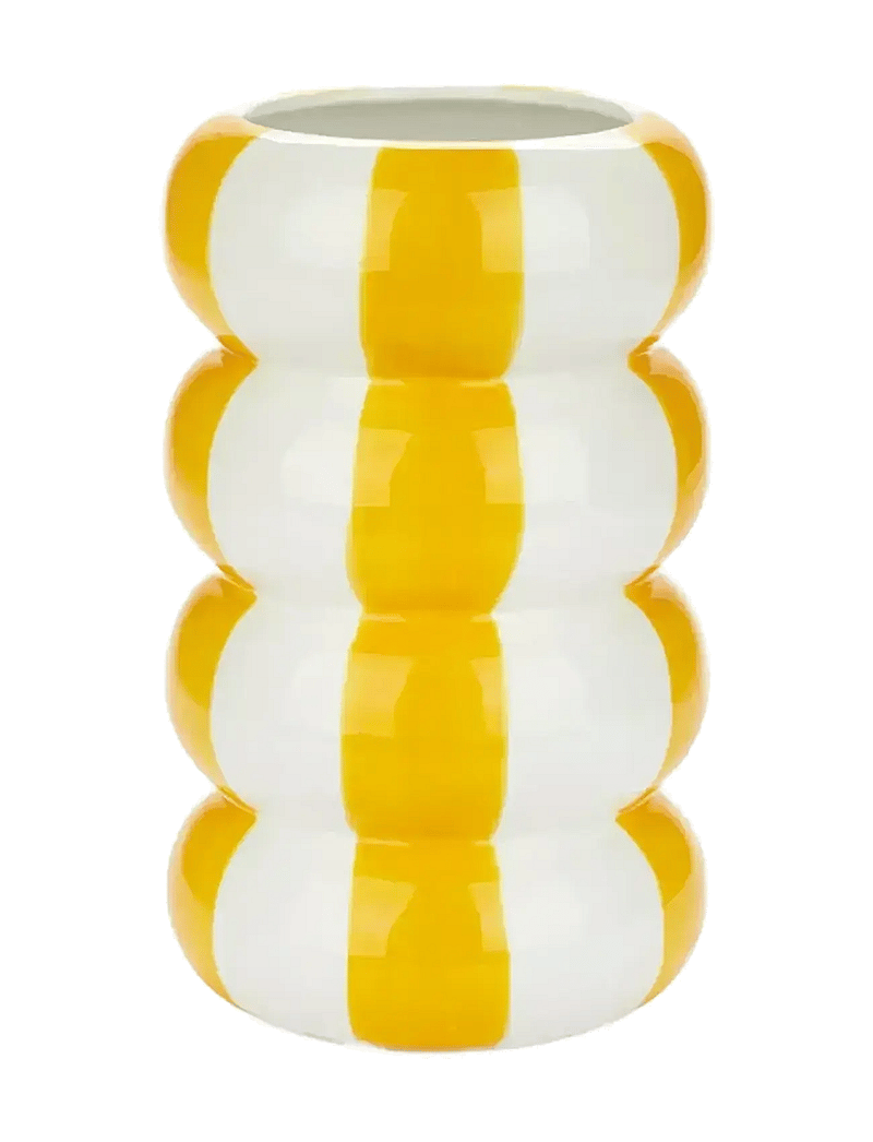 Balvi - Ceramic vase Floats - geburtstagsgeschenke - yellow/ white - 0