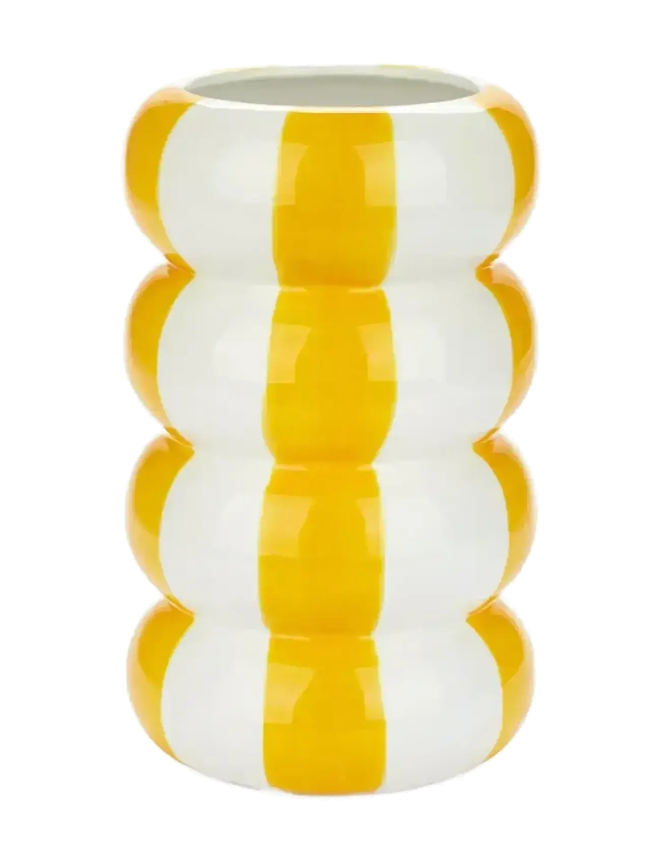 Balvi Ceramic vase Floats - 4 for 3 - YELLOW/ WHITE / yellow