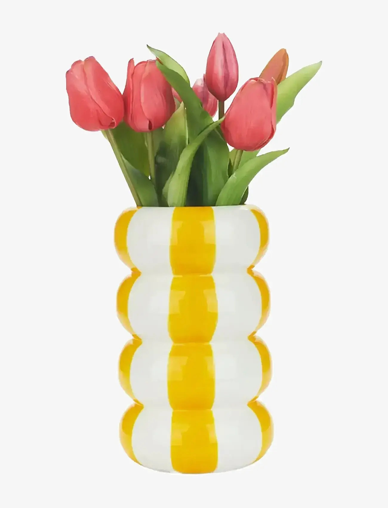 Balvi - Ceramic vase Floats - vāzes - yellow/ white - 1