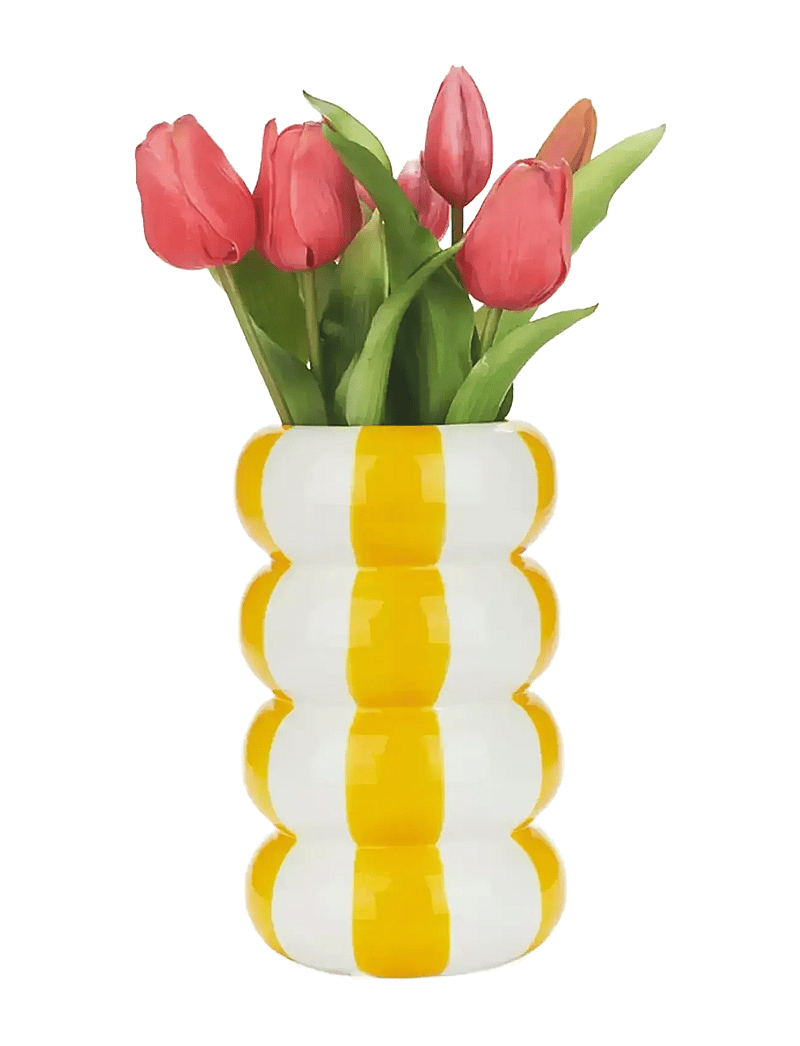 Balvi - Ceramic vase Floats - geburtstagsgeschenke - yellow/ white - 1