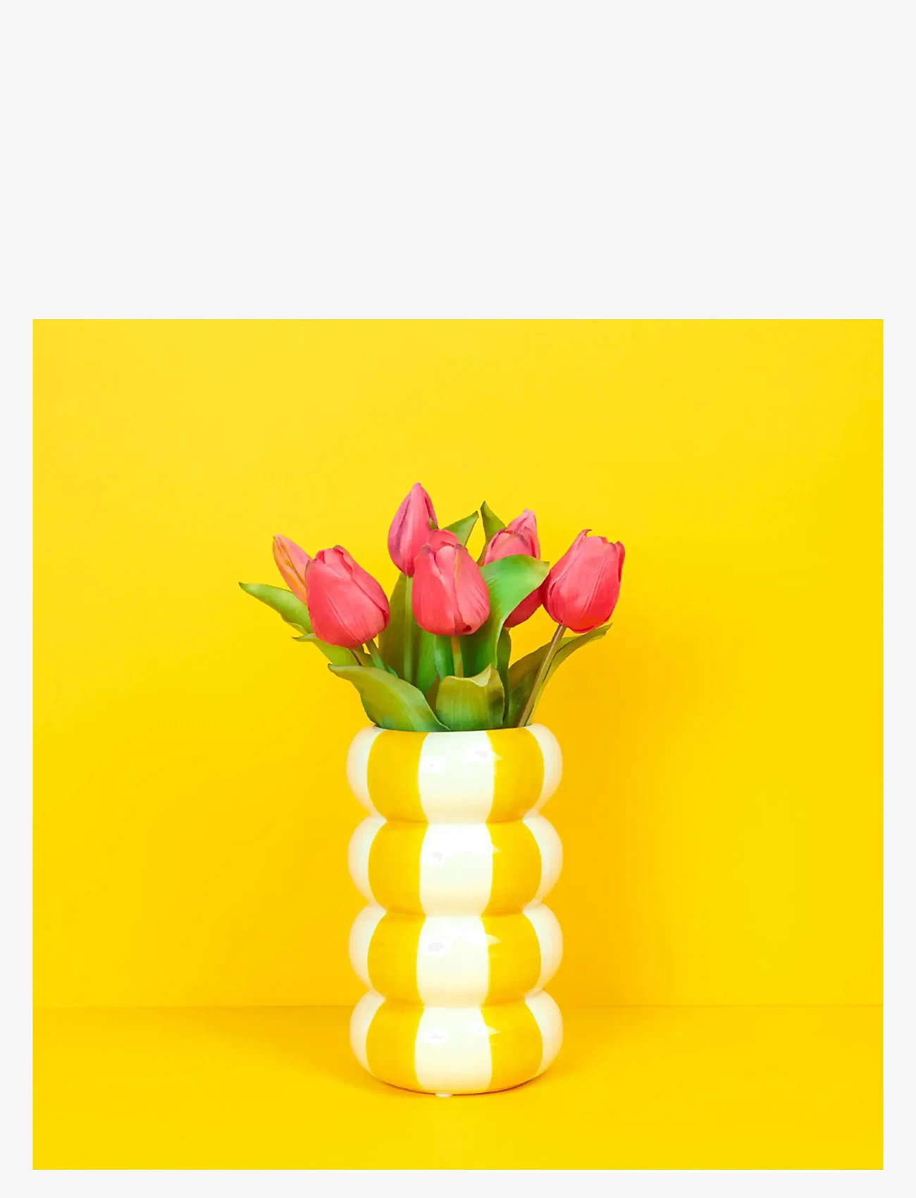 Balvi - Ceramic vase Floats - vāzes - yellow/ white - 3