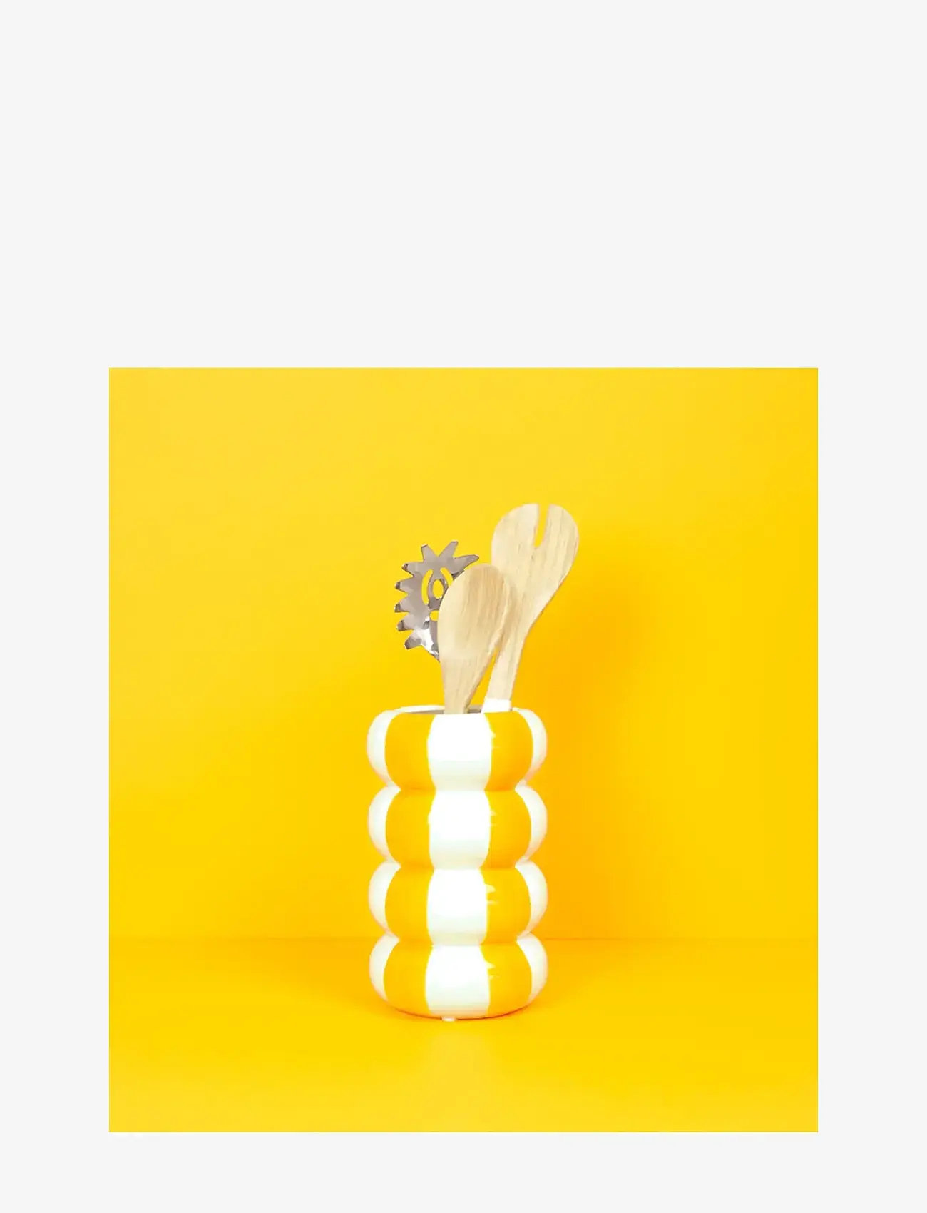 Balvi - Ceramic vase Floats - vāzes - yellow/ white - 4