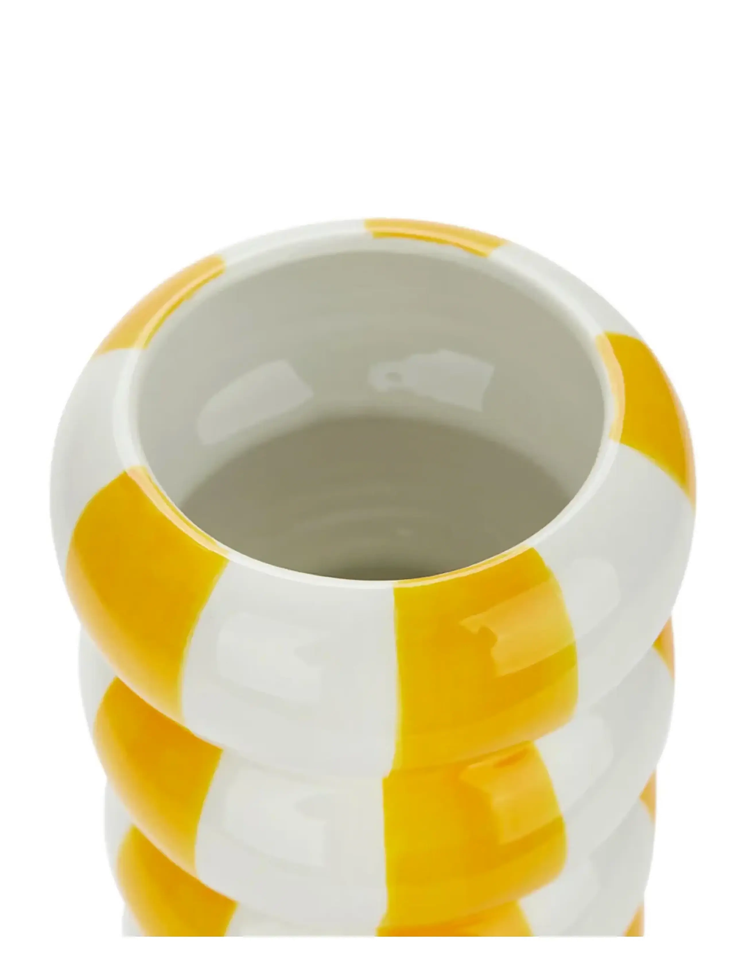 Balvi - Ceramic vase Floats - vasen - yellow/ white - 5