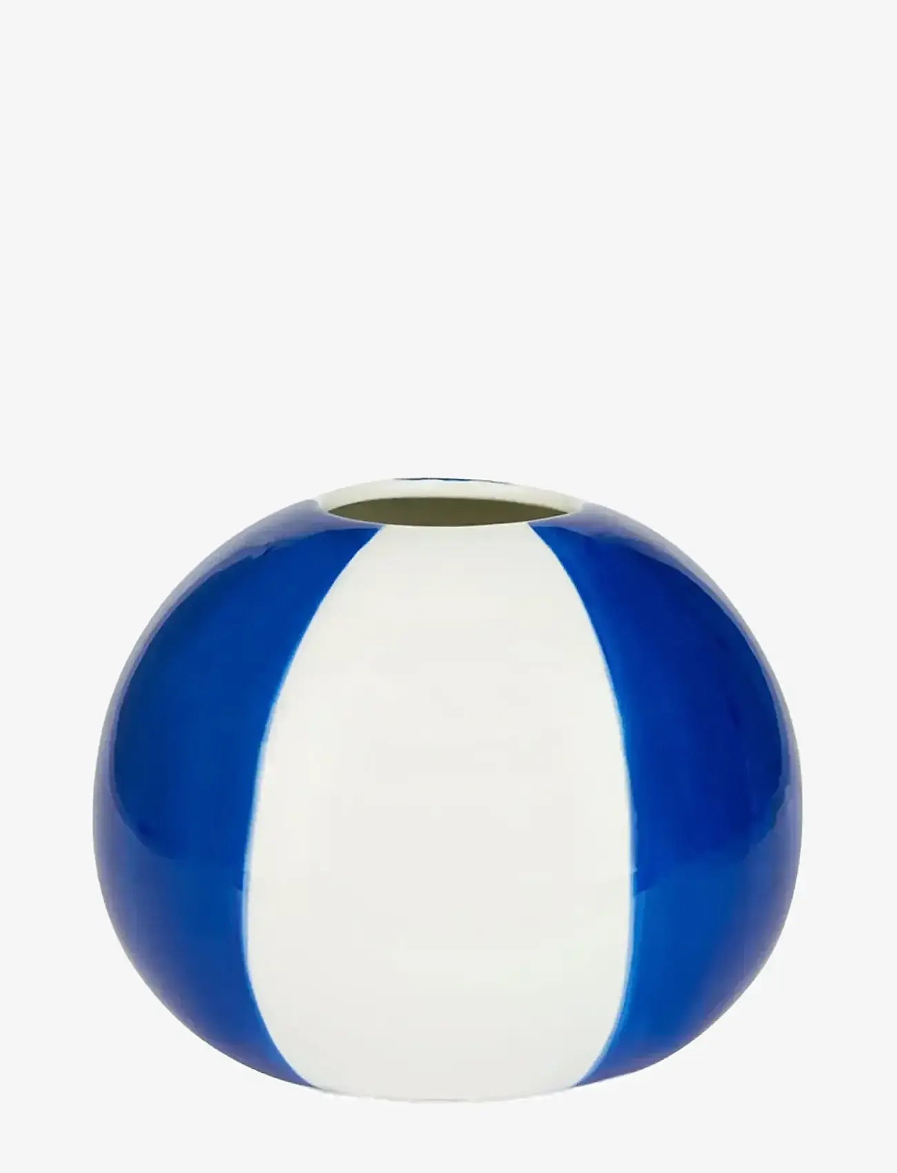 Balvi - Ceramic vase Beachball. Blue 14 cm - vaasid - blue/ white - 0