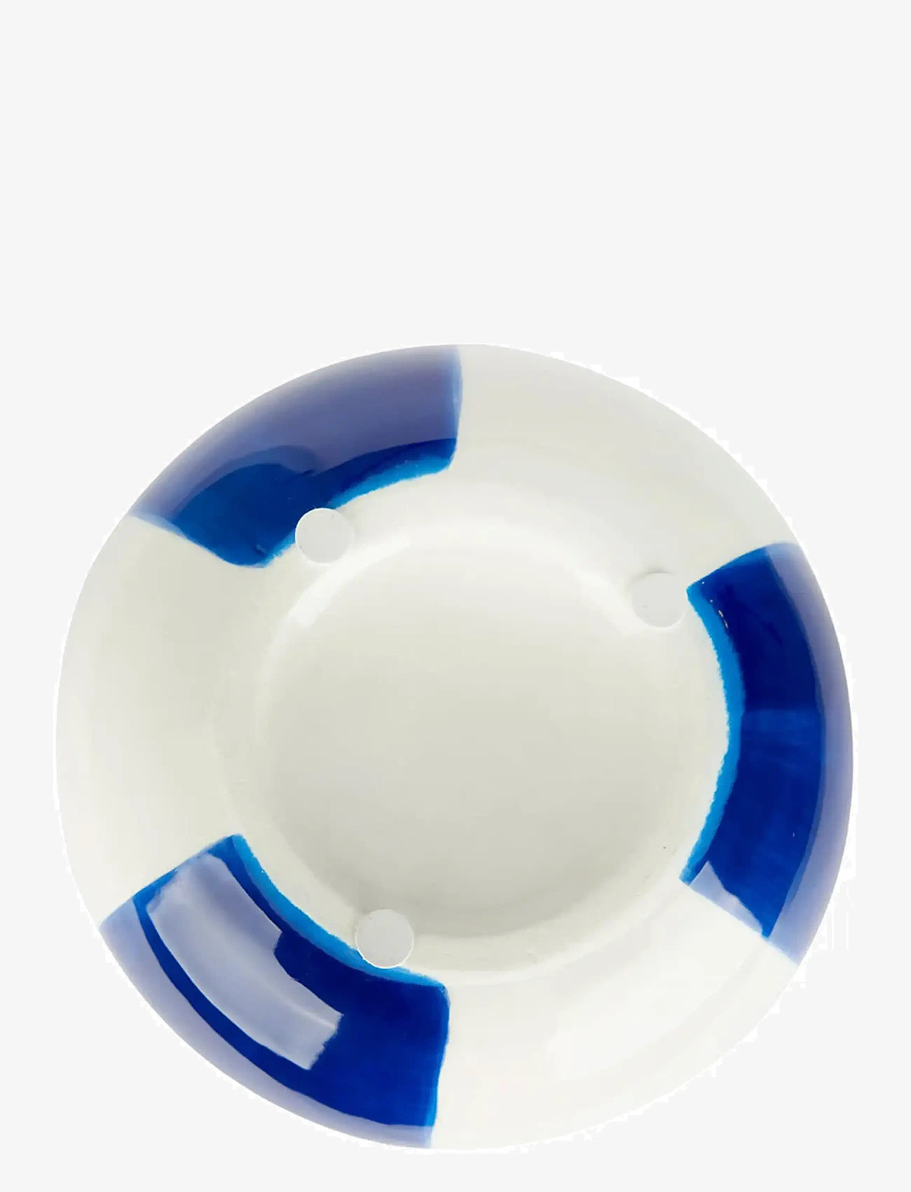 Balvi - Ceramic vase Beachball. Blue 14 cm - vaasid - blue/ white - 4