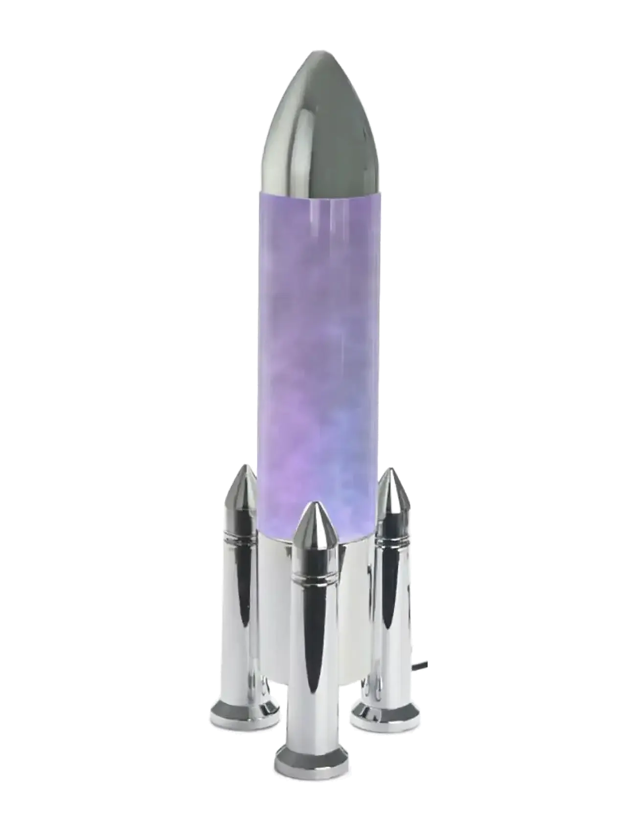Balvi Rocket Sølv Lampe, H:45 cm, Lamps, Silber - Table Homeware
