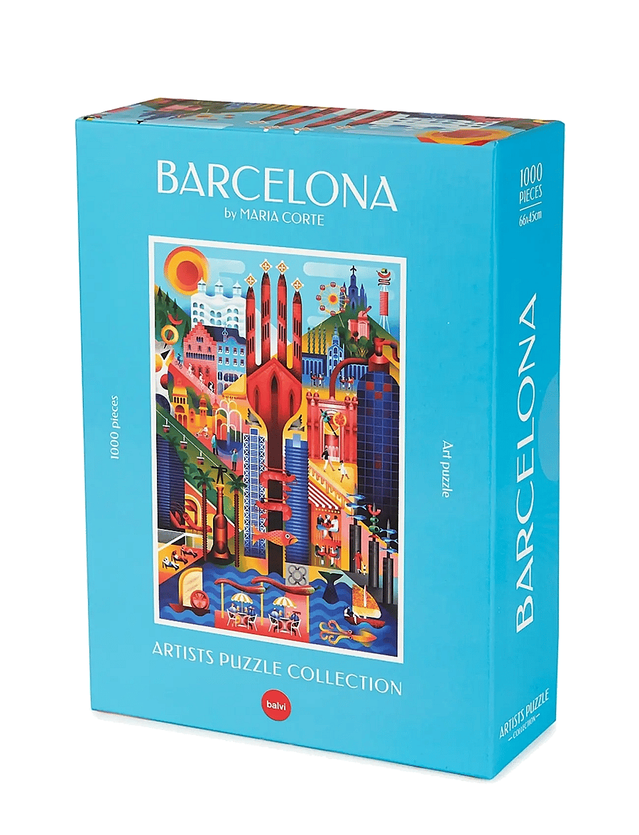 Balvi - Puzzle Barcelona 1000 pieces - spiele & puzzles - turquise - 1