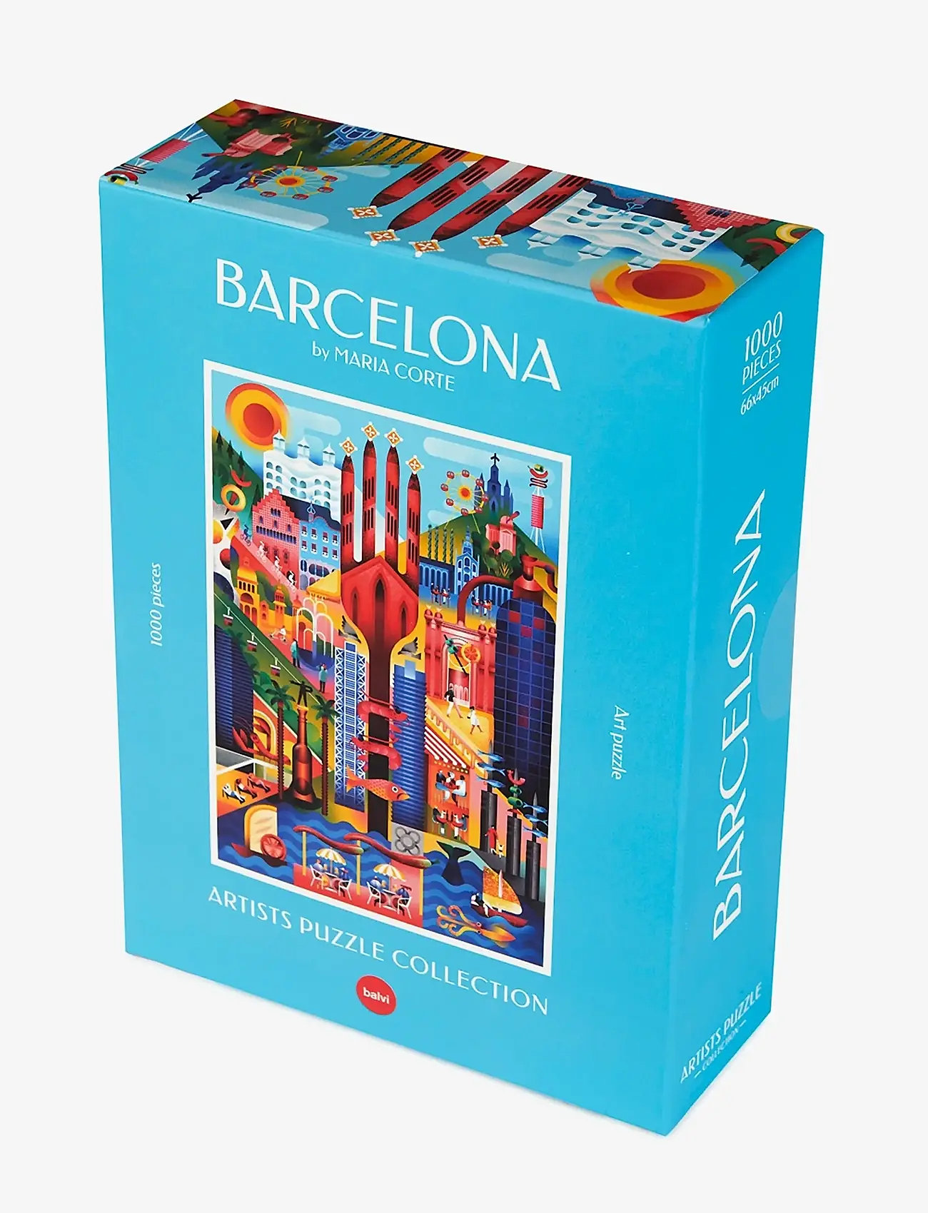 Balvi - Puzzle Barcelona 1000 pieces - spiele & puzzles - turquise - 1