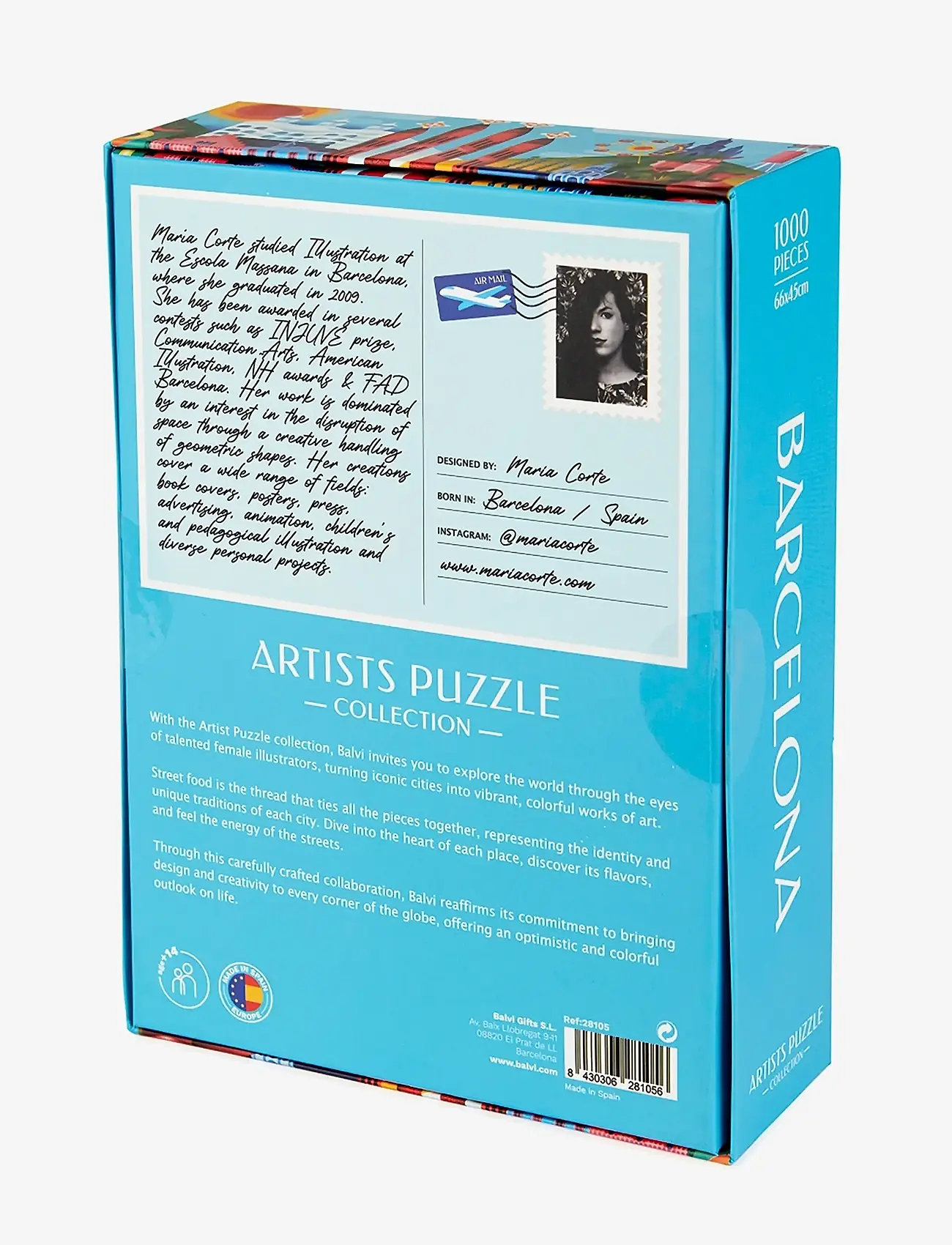 Balvi - Puzzle Barcelona 1000 pieces - spiele & puzzles - turquise - 2