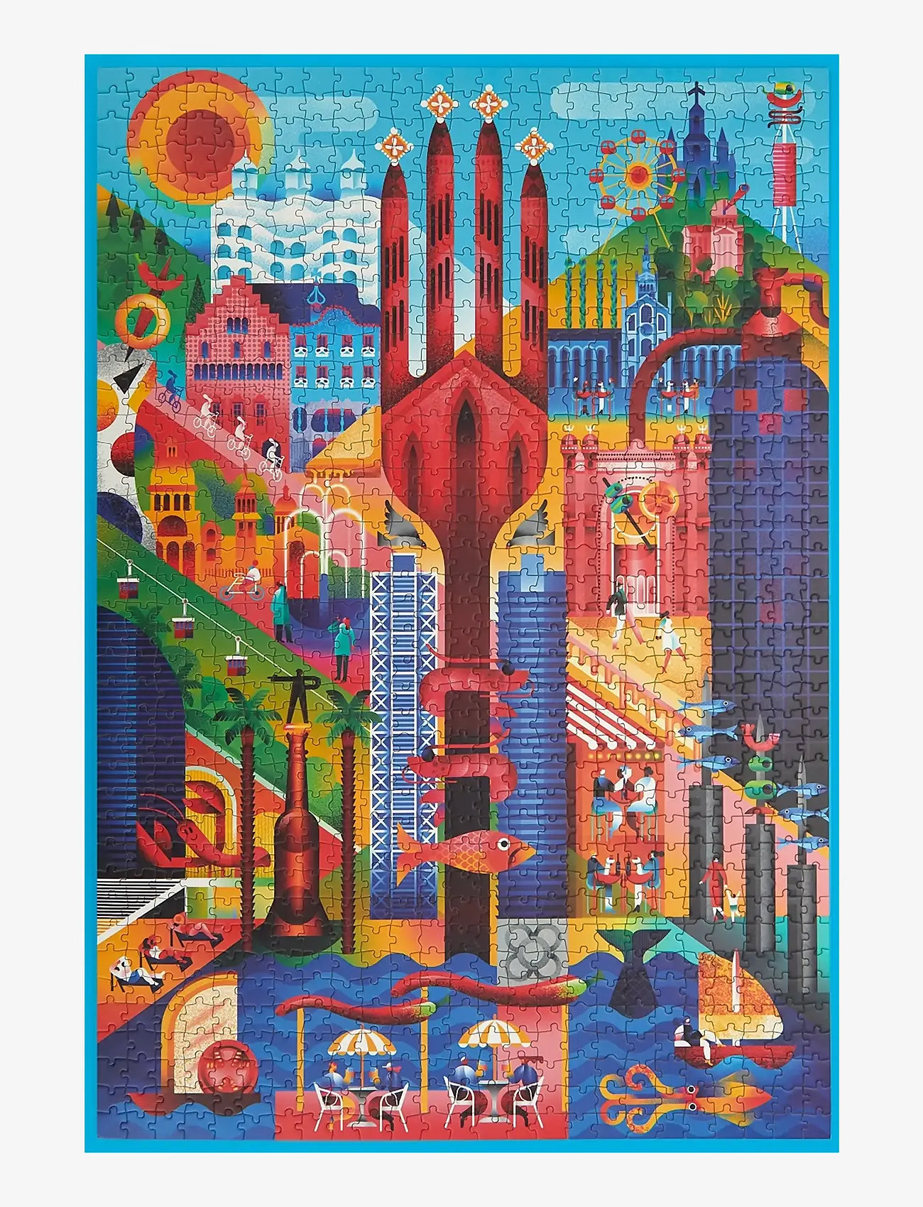 Balvi - Puzzle Barcelona 1000 pieces - spiele & puzzles - turquise - 3