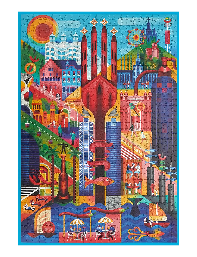 Balvi - Puzzle Barcelona 1000 pieces - spiele & puzzles - turquise - 3