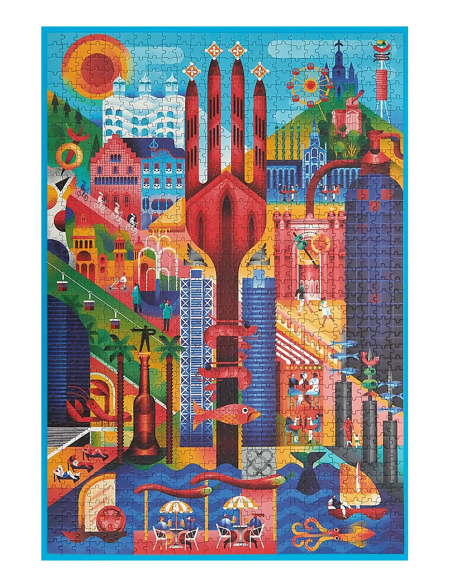 Balvi - Puzzle Barcelona 1000 pieces - spiele & puzzles - turquise - 4