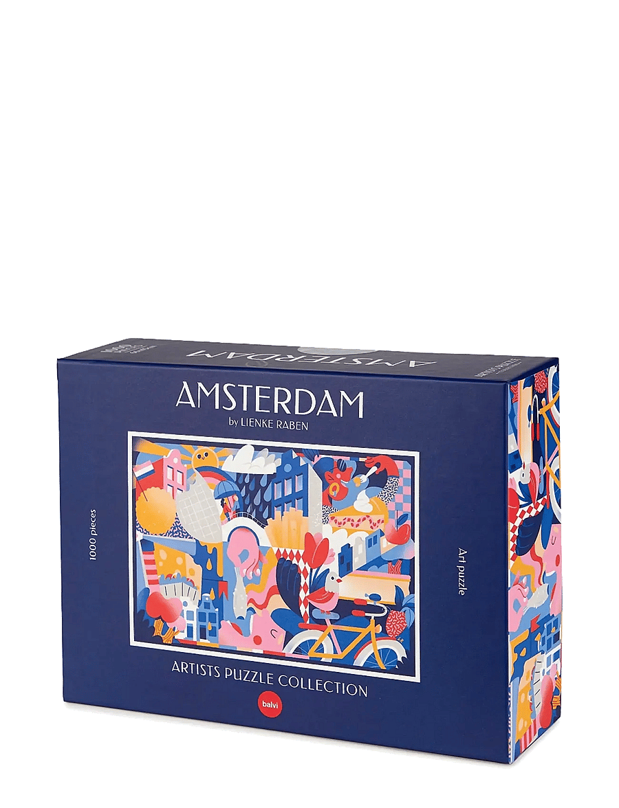 Balvi - Puzzle Amsterdam 1000 pieces - spiele & puzzles - blue - 1