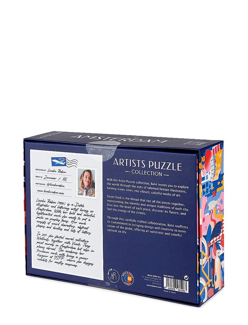 Balvi - Puzzle Amsterdam 1000 pieces - spiele & puzzles - blue - 1