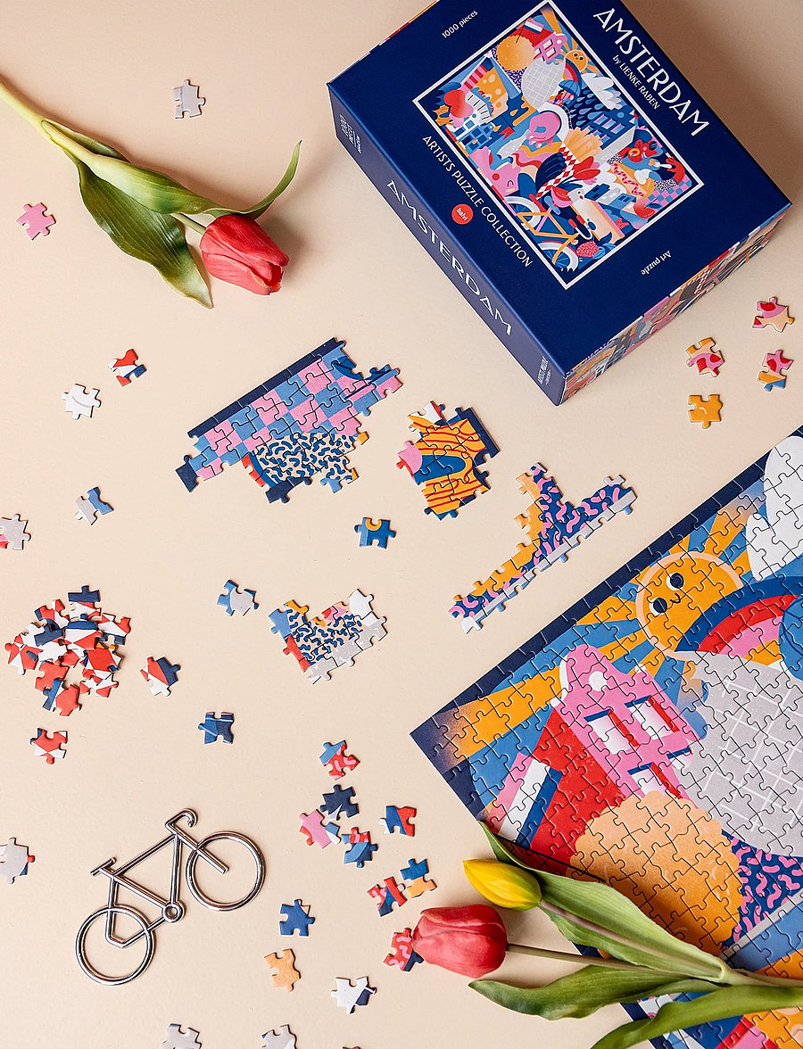 Balvi - Puzzle Amsterdam 1000 pieces - spiele & puzzles - blue - 0