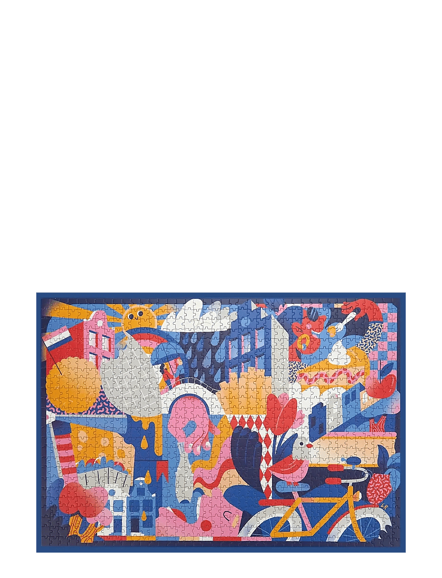 Balvi - Puzzle Amsterdam 1000 pieces - spiele & puzzles - blue - 3