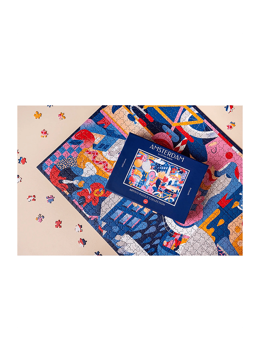 Balvi - Puzzle Amsterdam 1000 pieces - spiele & puzzles - blue - 4
