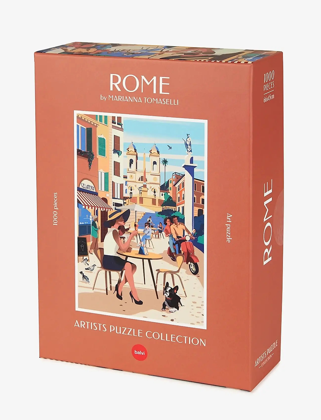 Balvi - Pussel Rom 1000 bitar - spel & pussel - beige - 0