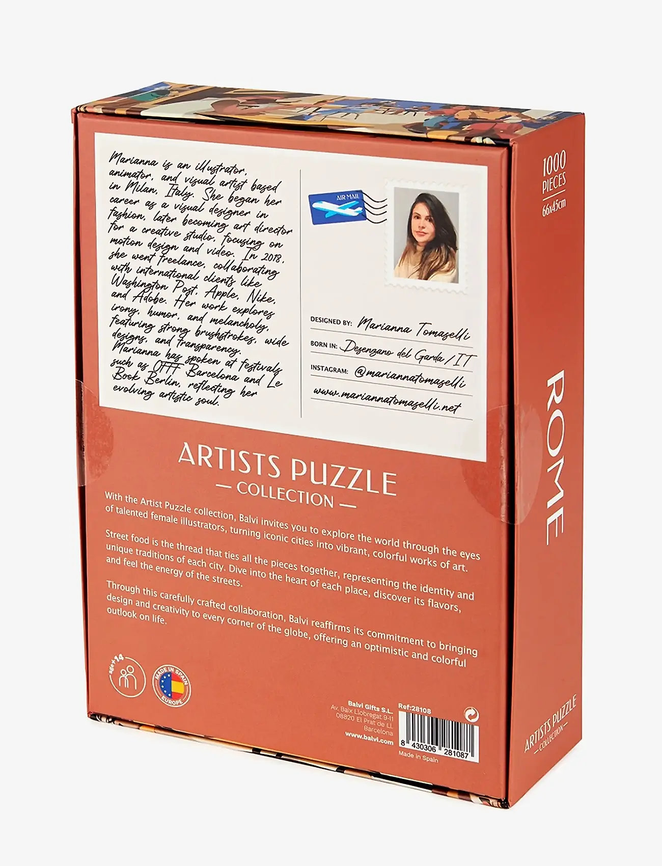 Balvi - Pussel Rom 1000 bitar - spel & pussel - beige - 2