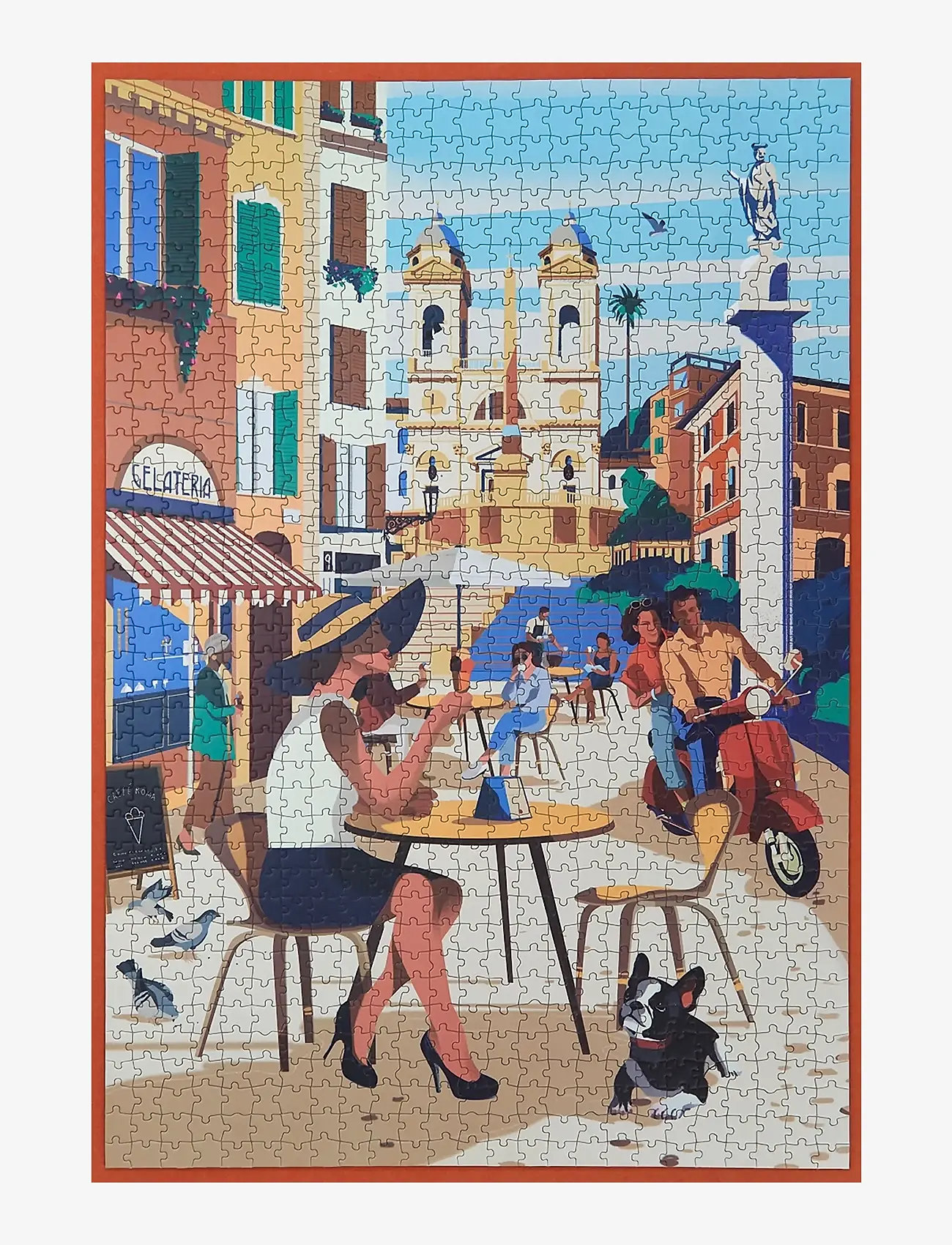 Balvi - Pussel Rom 1000 bitar - spel & pussel - beige - 3