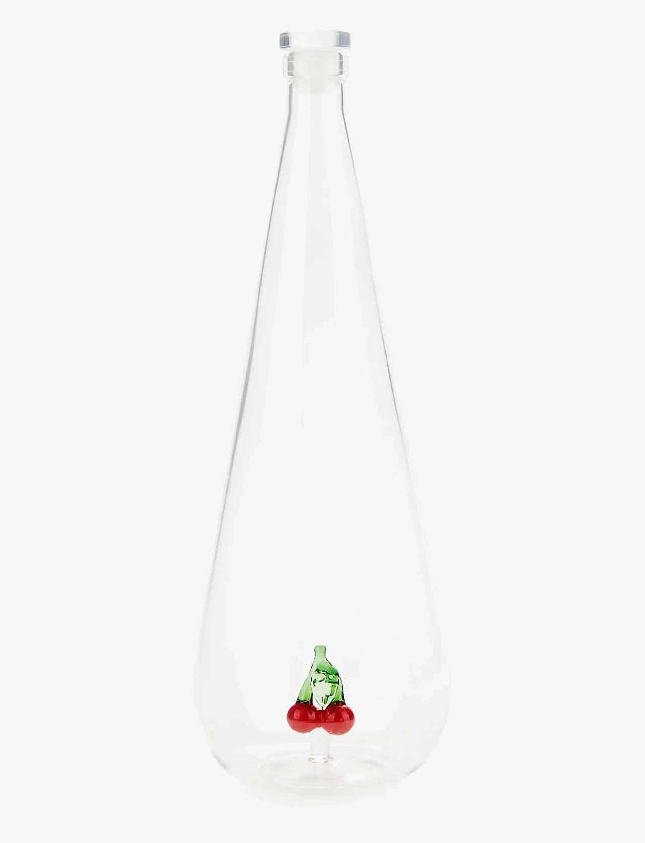 Balvi - Flaska Botanical Körsbar 1,0l, Borosilikatglas - veekannud - clear - 0