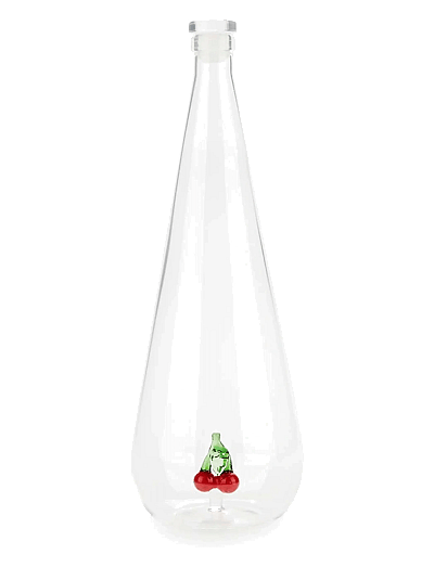 Balvi Flaska Botanical Körsbar 1,0l, Borosilikatglas - Karaffen & Kannen - CLEAR / undefined