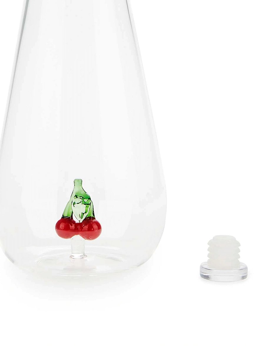 Balvi - Flaska Botanical Körsbar 1,0l, Borosilikatglas - wasserkaraffen - clear - 1