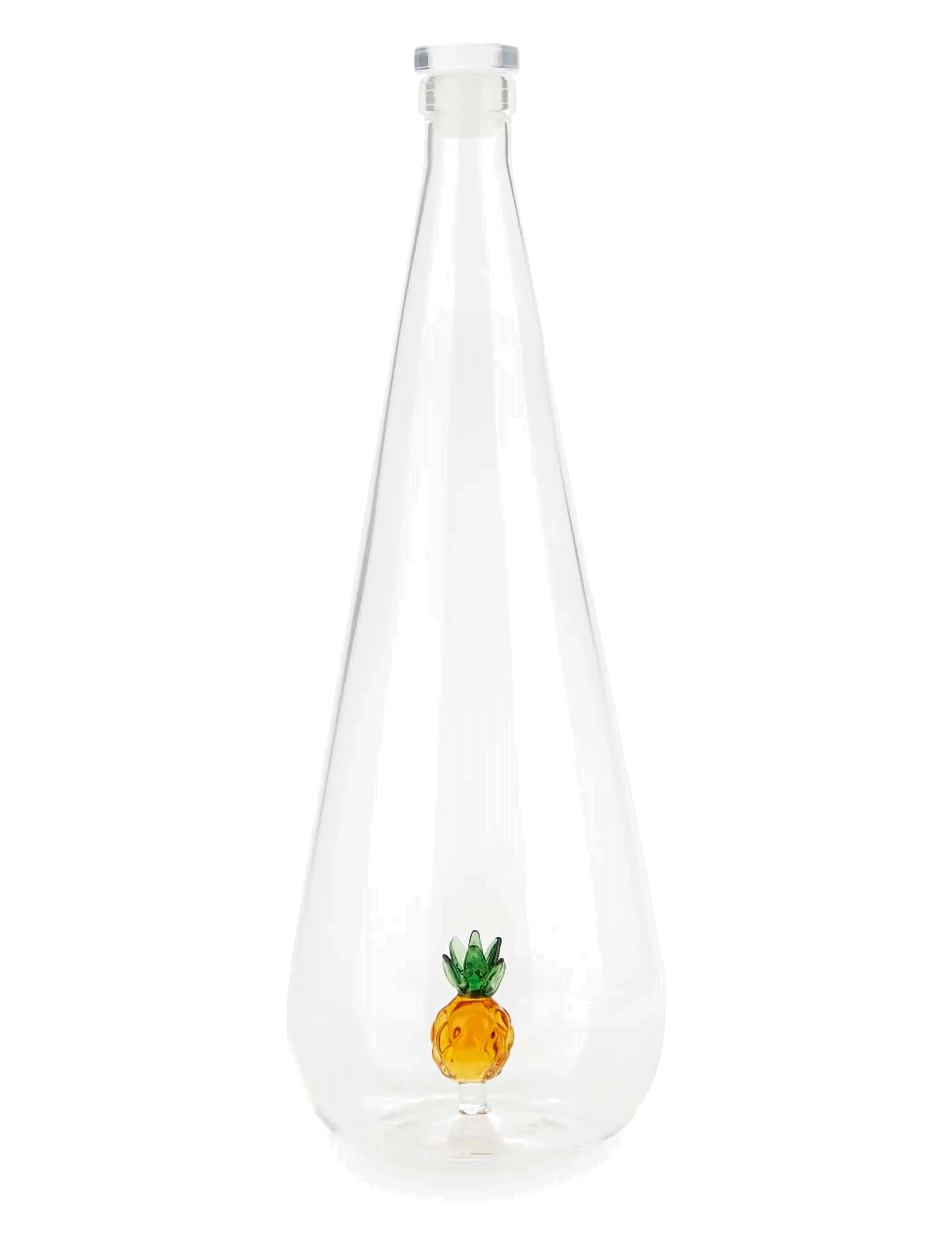 Balvi Flaska Botanical Ananas 1,0L, Borosilikatglas, Vandkaraffel og -kande, Nude, Str: 30.5X10X10CM