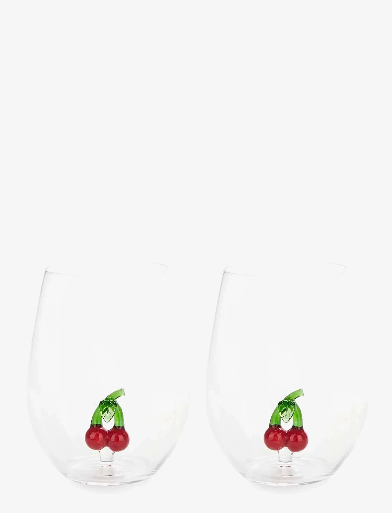 Balvi - Dricksglas Botanical, Körsbär , set med 2 - drikkeglas - clear - 0