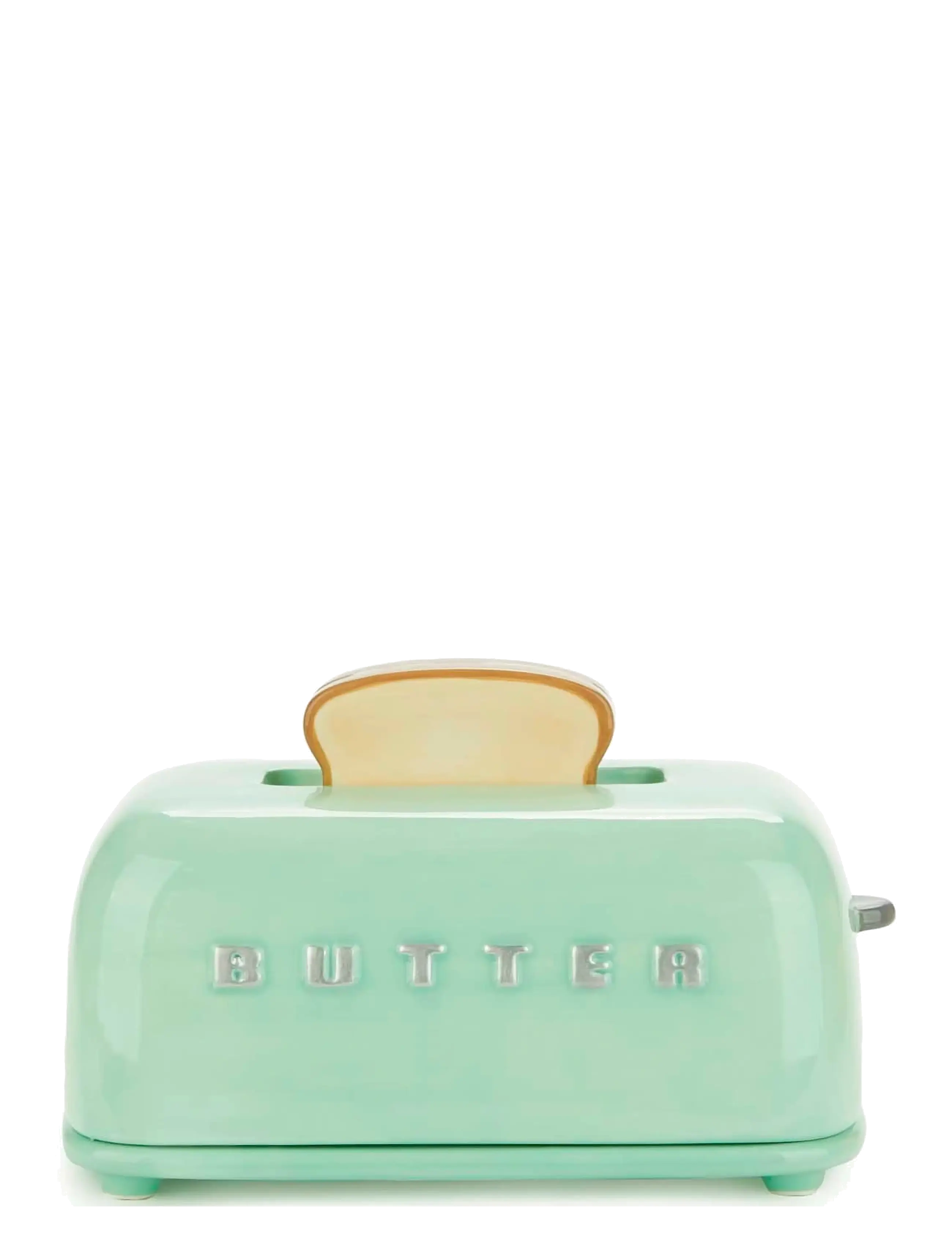 Balvi Smörbehållare Med Lock Toasty, Grön, 11.8X18.9X11.3 cm, Kitchen Storage, Grün - Butter Cups, Homeware