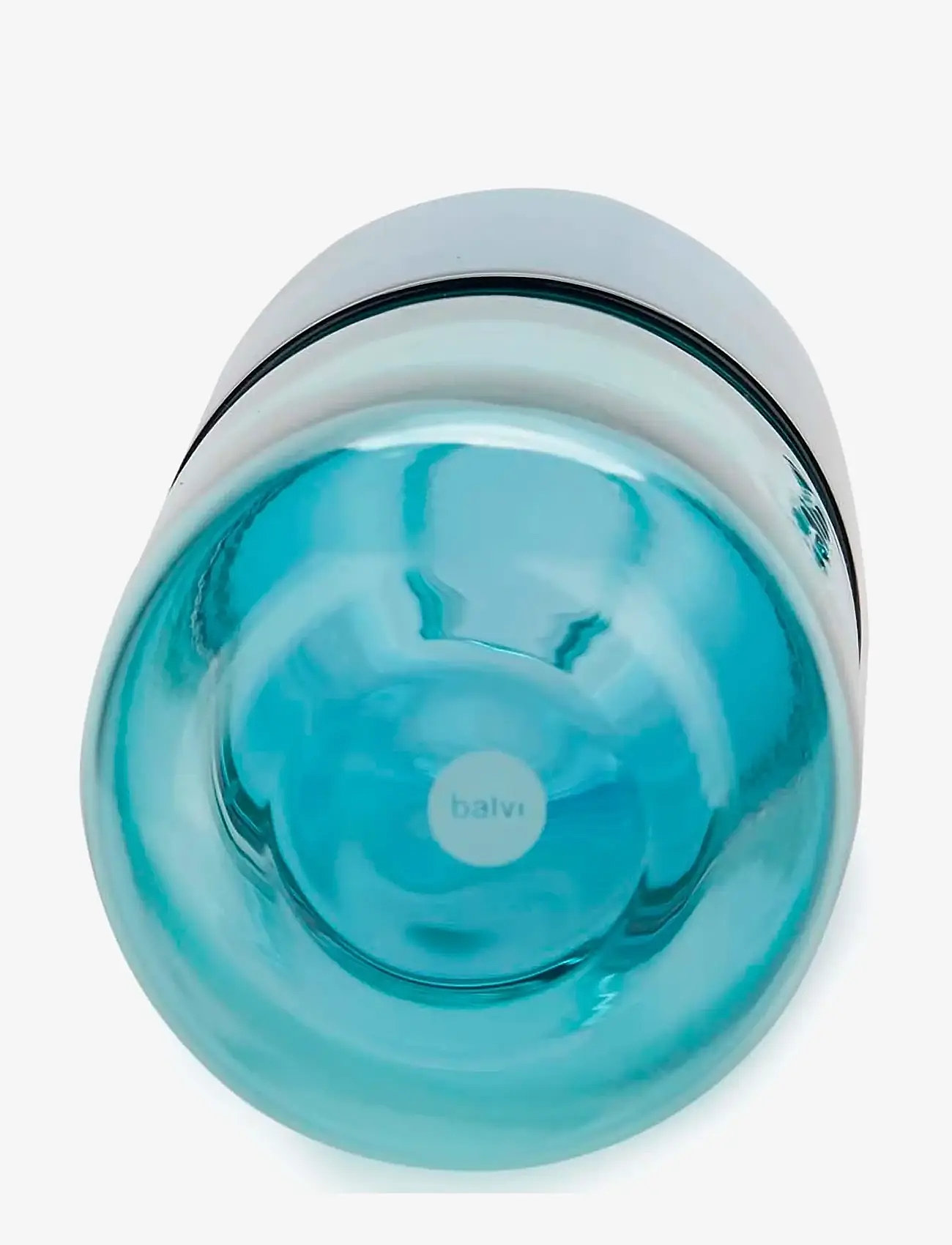 Balvi - Flaska o Glas Piller  Blått Glas 500 ml - vattenkaraffer - clear - 2