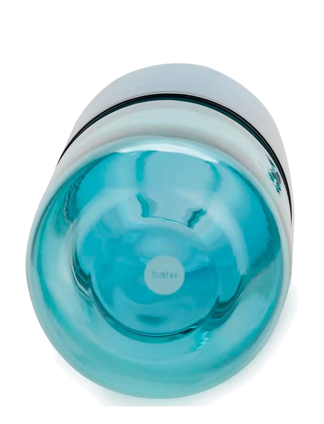 Balvi - Flaska o Glas Piller  Blått Glas 500 ml - vandkarafler - clear - 2