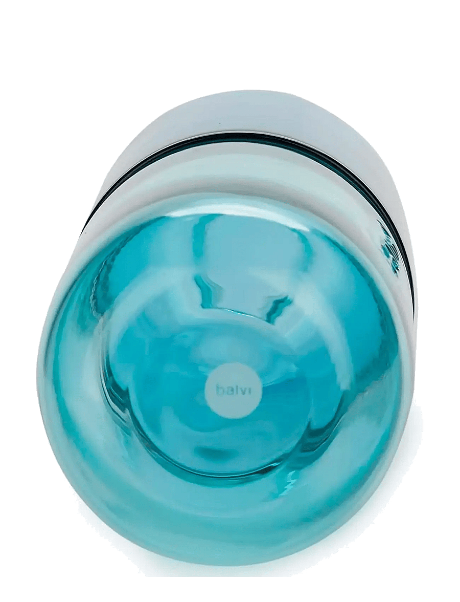 Balvi - Flaska o Glas Piller Blått Glas 500 ml - veekannud - clear - 2