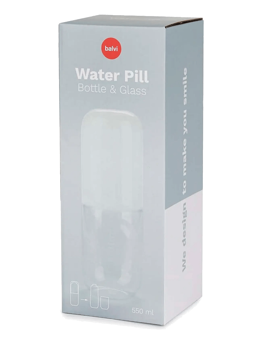 Balvi - Flaska o Glas Piller Vitt glas 500 ml - veekannud - clear - 1