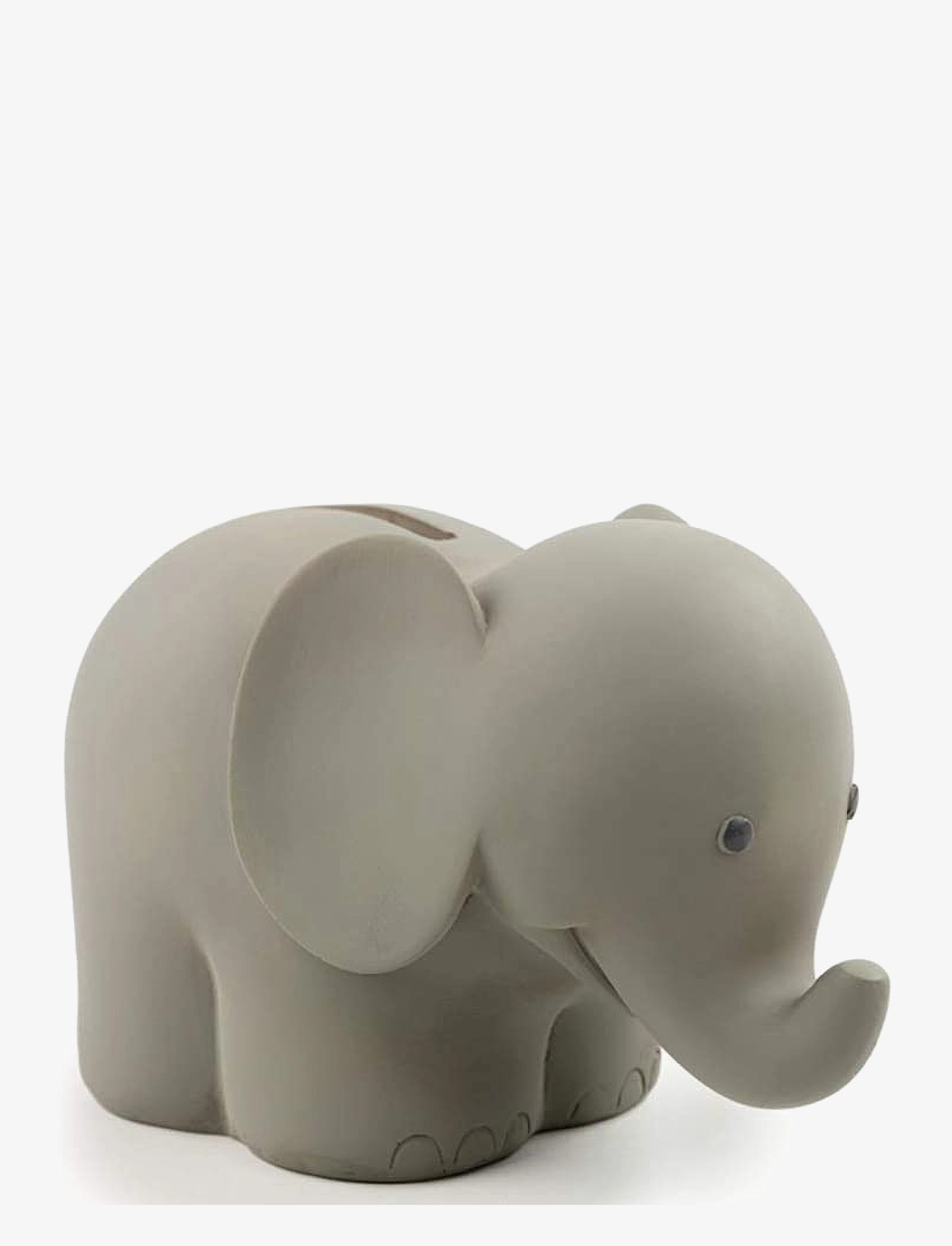 Bambam - Sparegris Elefant I Gaveæske, One Size x 8, Storage, Grau Piggy Banks, Kinder
