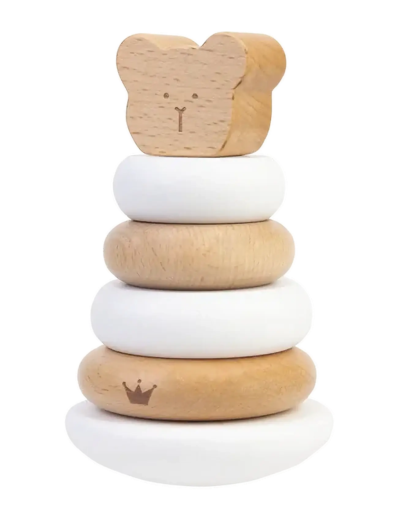 Bambam BAMBAM Eco Friendly Bear Wobbly Stacker - App deal - BEIGE / beige