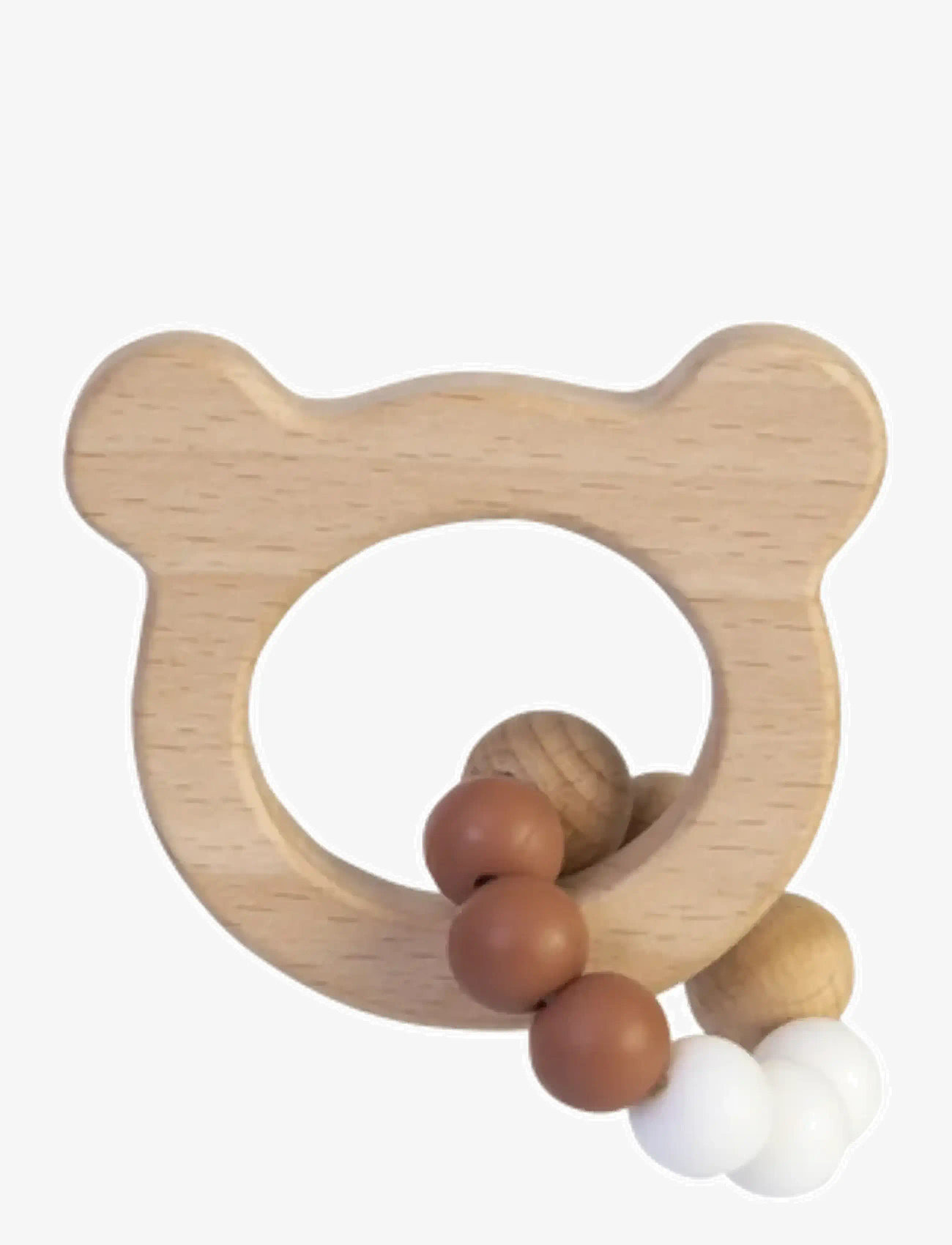 Bambam - BAMBAM Eco Friendly Bear Teether - bidelegetøj - beige - 1
