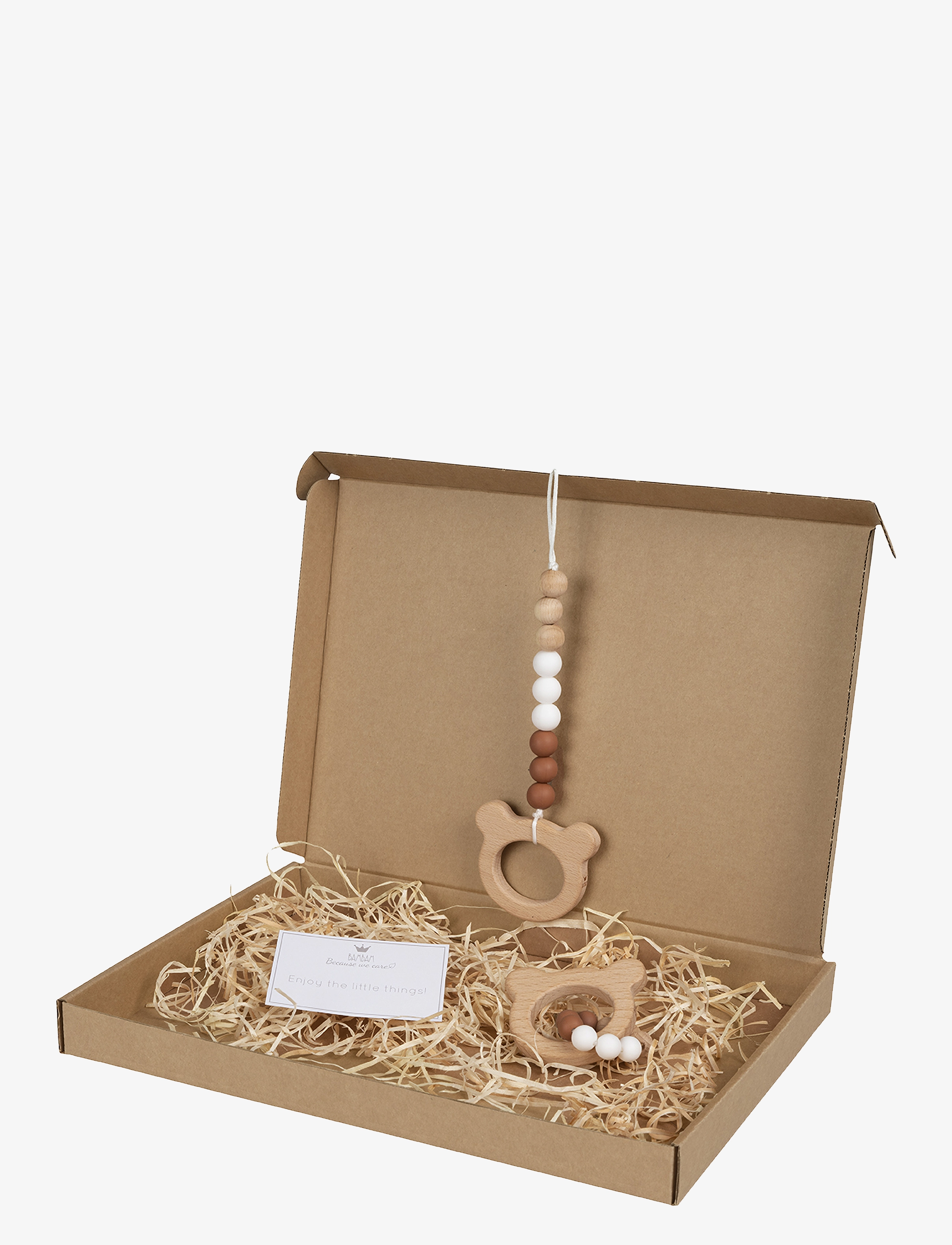 Bambam Bambam - Miljøvenlig Gaveæske - Legetid, One Size x 8, Beige > Gavesæt, Børn