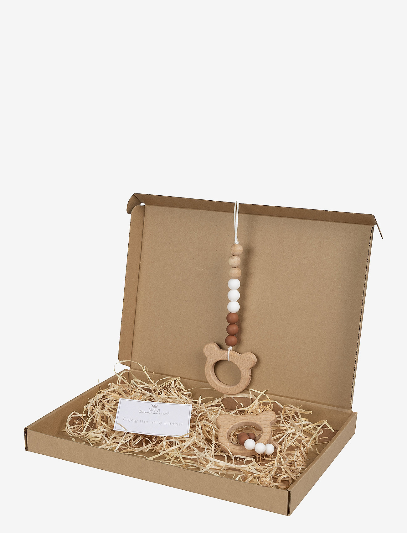 Bambam - BAMBAM - Eco Friendly Giftbox Playtime - shoppa efter ålder - beige - 0